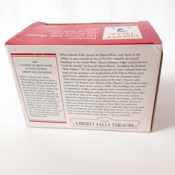 Liberty Falls Collection NEW Liberty Falls Theatre AH208 with Dusting Snow Mini - Picture 12 of 13